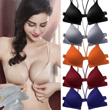 Push Up Non Wire Front Lock Sexy Bra Chest Tube Palm Bra For Women, Free Size under 32a