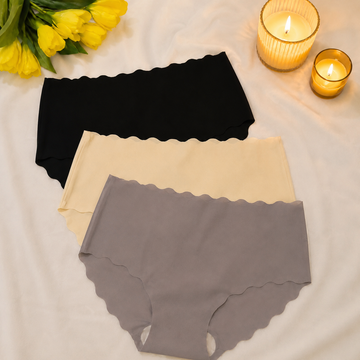 Women Summer Seamless Thin Underwear Panties Ultra-thin, Silk Ladies High Quality Breathable Underpants Lingerie