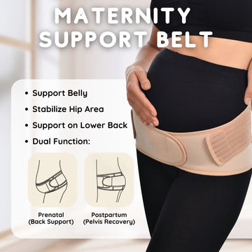 Brfore and after pregnancy ,Maternity Support Belt is a versatile 2-in-1 accessory designed to provide comfort in  postpartum recovery